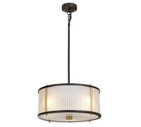 Elstead Lighting Corona lampada sospesa 3x60 W ottone-marrone DL-CORONA-3P-BAB