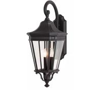 Feiss Applique da esterni Cotswold Lane nera, alta 76,2 cm