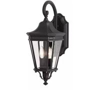 Rustico Lanterna Alluminio Vetro IP44 E14 Lampada da Parete Terrazza Hof Esterno