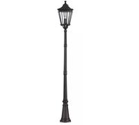 Elstead Lighting Cotswold Lane lampada da terra per esterni 3x60 W nero FE-COTSLN5-L-BK