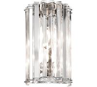 LED Lampada da Bagno Cristallo Vetro Trasparente Gloss IP44 Design Moderno