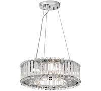 Elstead Lighting Crystal Skye lampada sospesa 6x3 W cromo KL-CRYSTAL-SKYE-P-A