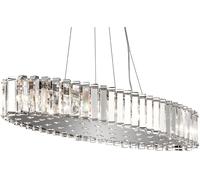 Elstead Lighting Crystal Skye lampada sospesa x3 W cromo KL-CRYSTAL-SKYE-I-L