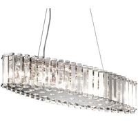 Elstead Lighting Crystal Skye lampada sospesa x3 W cromo KL-CRYSTAL-SKYE-ISLE