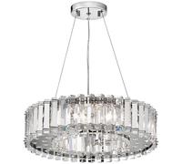 Elstead Lighting Crystal Skye lampada sospesa x3 W cromo KL-CRYSTAL-SKYE8