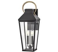 Elstead Lighting Dawson lampada da parete per esterni 2x40 W nero-marrone HK-DAWSON-L