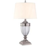 Elstead Lighting Dennison lampada da tavolo 1x60 W nichel-crema QZ-DENNISON-PN