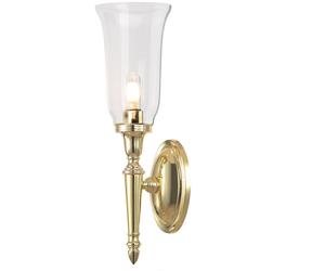 Elstead Lighting Dryden lampada da parete 1x3 W ottone BATH-DRYDEN2-PB