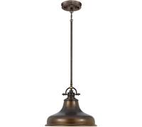 Elstead Lighting Emery lampada sospesa 1x60 W marrone QZ-EMERY-P-M-PN