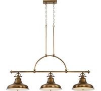 Elstead Lighting Emery lampada sospesa 3x60 W ottone QZ-EMERY3P-WS