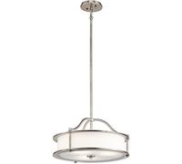 Elstead Lighting Emory lampada sospesa 3x60 W KL-EMORY-P-S-CLP