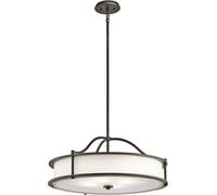 Elstead Lighting Emory lampada sospesa 4x60 W marrone KL-EMORY-P-M-OZ