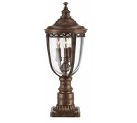 Elstead Lighting English Bridle lampada da terra per esterni 3x60 W marrone FE-EB3-M-BRB