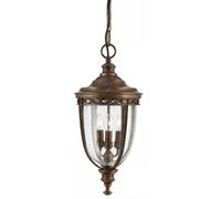 Elstead Lighting English Bridle lampada sospesa per esterni 3x60 W marrone FE-EB8-L-BRB