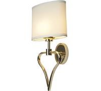 Elstead Lighting Falmouth lampada da parete 2x3 W bianco-oro BATH-FALMOUTH-FG