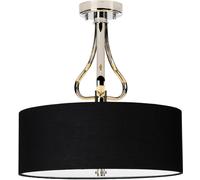 Elstead Lighting Falmouth lampada sospesa 3x3 W nero-cromo BATH-FALMOUTH-SF-PC