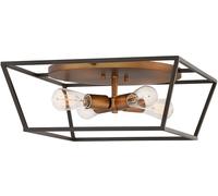 Elstead Lighting Fulton lampada da soffitto 4x60 W ottone-marrone HK-FULTON-F