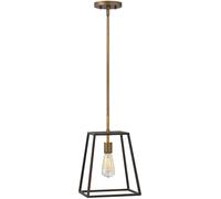 Elstead Lighting Fulton lampada sospesa 1x60 W ottone-marrone HK-FULTON-P