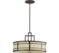 Elstead Lighting Fusion lampada a sospensione E27 3 x 60 W Ø53,3 cm, FE-FUSION-P-L, Fusion [Lampade per Interni > Lampade a Sospensione]