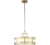 Elstead Lighting Fusion lampada a sospensione E27 3 x 40 W Ø53,3 cm, FE-FUSION-P-L-PNBR, Fusion [Lampade per Interni > Lampade a Sospensione]