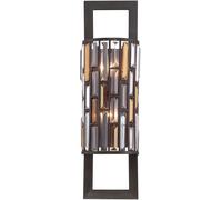 Elstead Lighting Gemma lampada da parete 2x60 W trasparente-marrone HK-GEMMA2-B-VBZ
