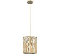 Elstead Lighting Gemma lampada sospesa 1x60 W argento HK-GEMMA-P-A-SL