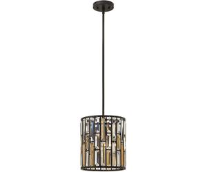 Elstead Lighting Gemma lampada sospesa 1x60 W marrone HK-GEMMA-P-A-VBZ