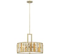 Elstead Lighting Gemma lampada sospesa 3x60 W argento HK-GEMMA-P-C-SL