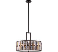 Elstead Lighting Gemma lampada sospesa 3x60 W marrone HK-GEMMA-P-C-VBZ