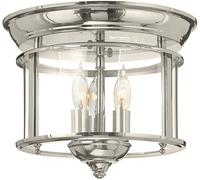 Elstead Lighting Gentry lampada da soffitto 3x40 W nichel HK-GENTRY-F-PN