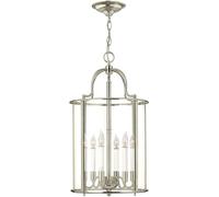 Elstead Lighting Gentry lampada sospesa 6x60 W nichel HK-GENTRY-P-L-PN