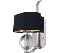 Elstead Lighting Gotham lampada da parete 1x3 W argento QZ-GOTHAM1