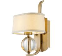 Elstead Lighting Gotham lampada da parete 1x3 W ottone QZ-GOTHAM1-BB
