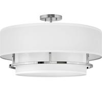 Elstead Lighting Graham lampada sospesa 4x40 W nichel HK-GRAHAM-L-PN