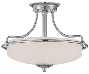Elstead Lighting Griffin lampada da soffitto 3x60 W cromo QZ-GRIFFIN-SFS-C