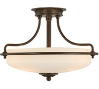 Elstead Lighting Griffin lampada da soffitto 3x60 W marrone QZ-GRIFFIN-SFS-PN