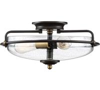 Elstead Lighting Griffin lampada da soffitto 3x60 W ottone-marrone QZ-GRIFFIN-F-C-PNAB