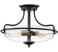 Lampadario Contemporaneo Griffin Acciaio Bronzo Palladiano Ottone 3 Luci E27