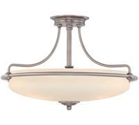 Lampadario Contemporaneo Griffin Metallo Cromo Lucido 4 Luci E27