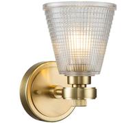 Elstead Lighting Gunnislake lampada da parete 1x3 W ottone BATH-GUNNIS1-BB