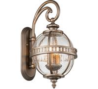 Elstead Lighting Halleron lampada da parete per esterni 2x40 W marrone KL-HALLERON-2S-BU