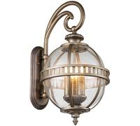 Elstead Lighting Halleron lampada da parete per esterni 3x40 W marrone KL-HALLERON-2M-BU