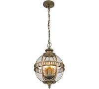 Elstead Lighting Halleron lampada sospesa 3x40 W marrone KL-HALLERON-8M-BU