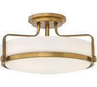 Elstead Lighting Harper lampada da soffitto 3x60 W bianco-ottone HK-HARPER-SFM-HB