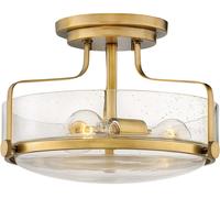 Elstead Lighting Harper lampada da soffitto 3x60 W ottone-trasparente HK-HARPER-SFS-HB-CS