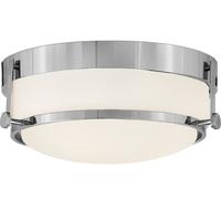 Elstead Lighting Harper plafoniera 3x60 W bianco-cromo HK-HARPER-F-CM