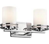 Elstead Lighting Hendrik lampada da parete 2x3 W cromo KL-HENDRIK2-BATH