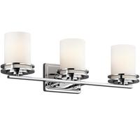 Elstead Lighting Hendrik lampada da parete 3x3 W cromo KL-HENDRIK3-BATH
