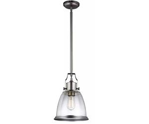Elstead Lighting Hobson lampada da soffitto 1x60 W nichel FE-HOBSON-P-M-SN
