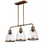 Elstead Lighting Hobson lampada da soffitto 3x40 W ottone FE-HOBSON-3P-AB